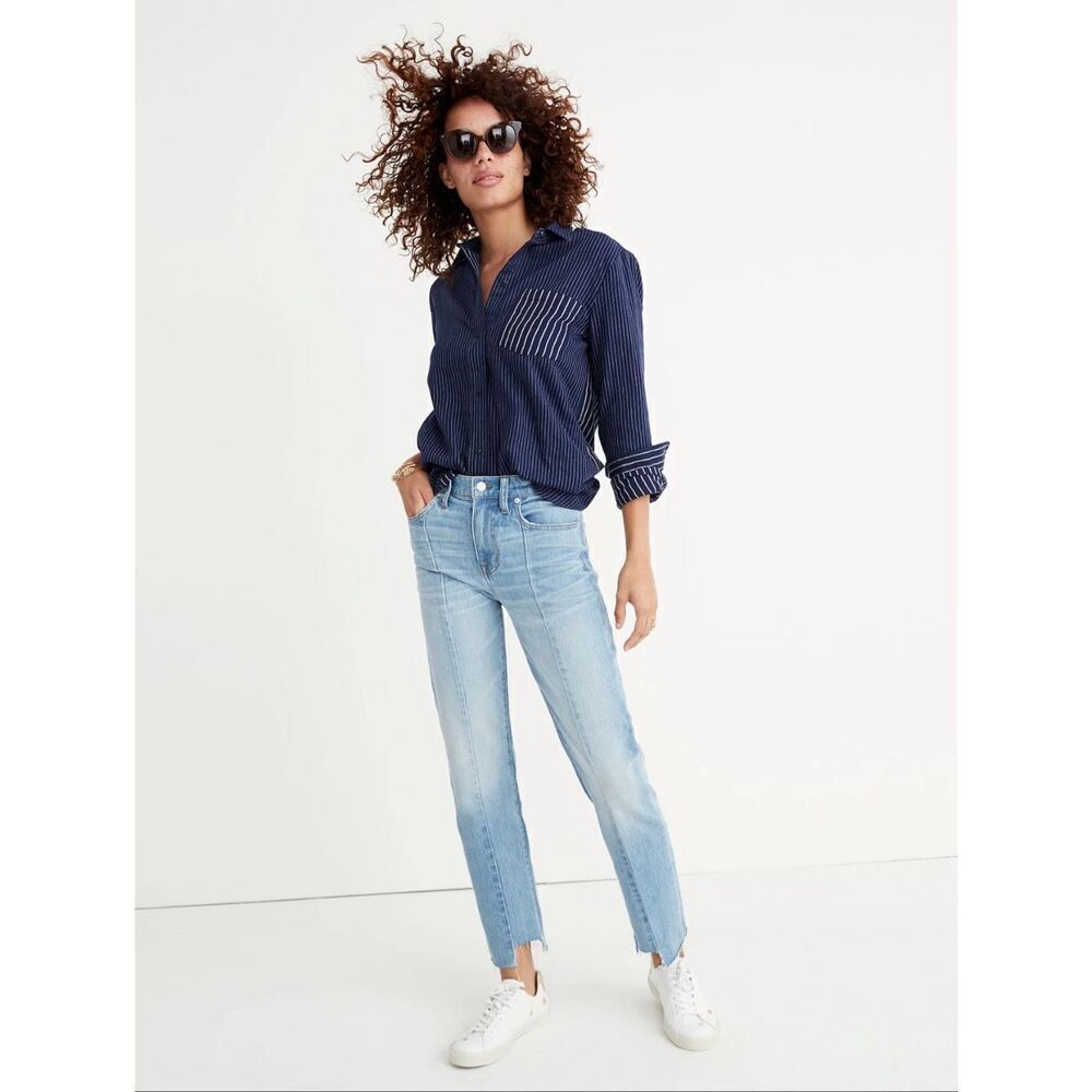 Madewell Cruiser Straight Jeans Reconstructed Edition, Size 26 Denim